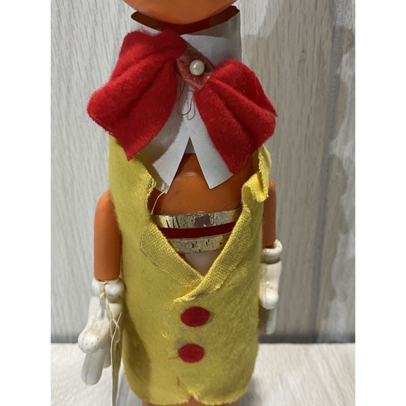 Vintage SNP Clown Bowling Pin Shaped Plastic 12" Bank Hong Kong - Picture 4 of 9